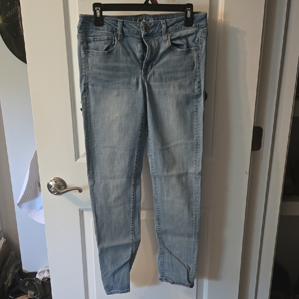 American Eagle Outfitters Blue Skinny Jeans Modern Fit